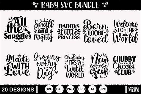 Download Baby Quotes Design Bundle - SVG Files Files