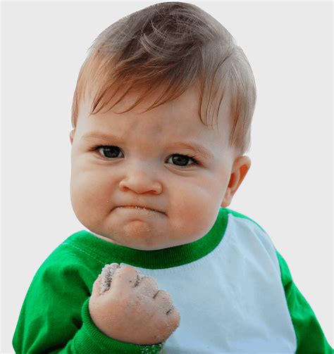 Baby Raising Fist Meme
