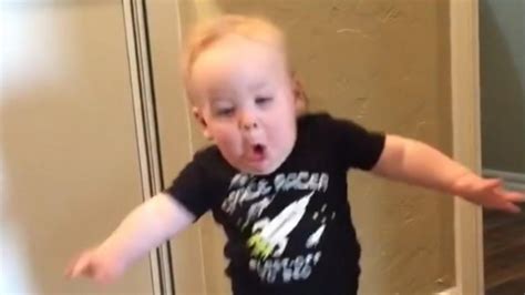 Baby Running From Sneeze Meme