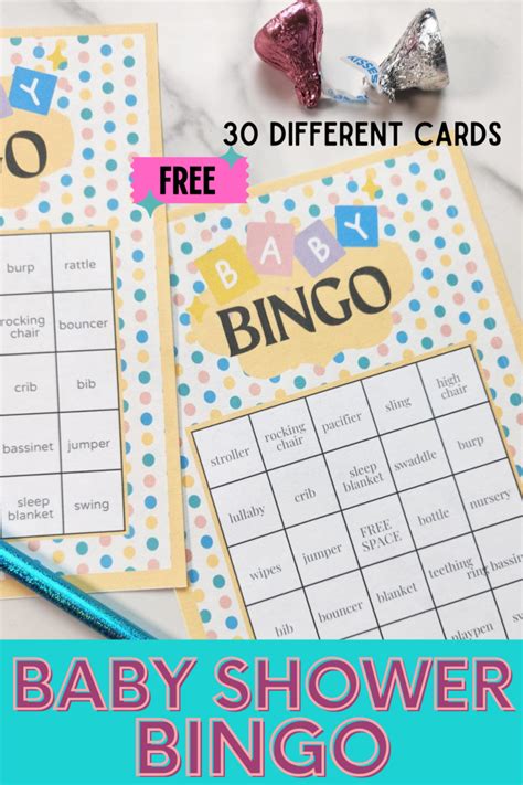 Baby Shower Bingo Game