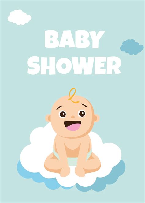Baby Shower Card Template Printable