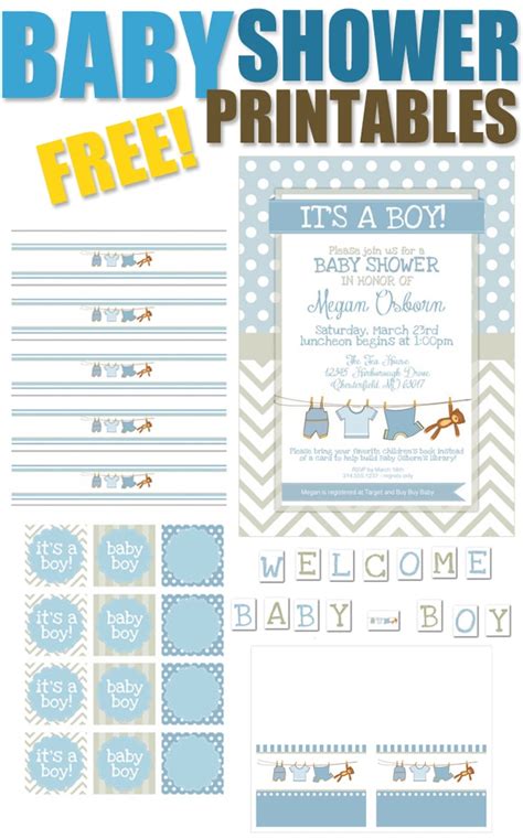 Baby Shower Printables Free