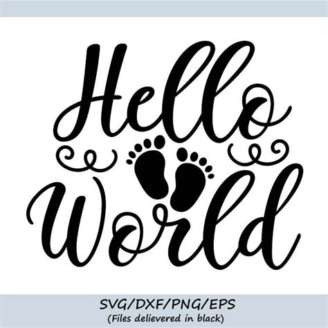 Download Baby Svg Hello World Files