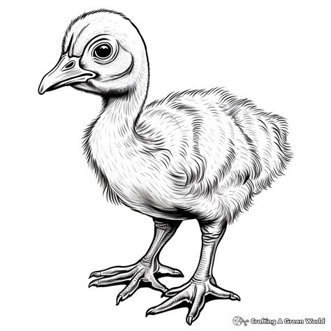 Baby Turkey Coloring Pages