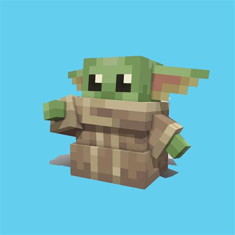 Baby Yoda Minecraft Skin