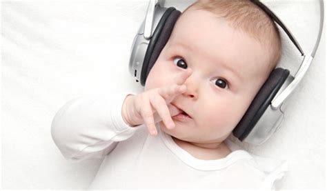 Baby music listening