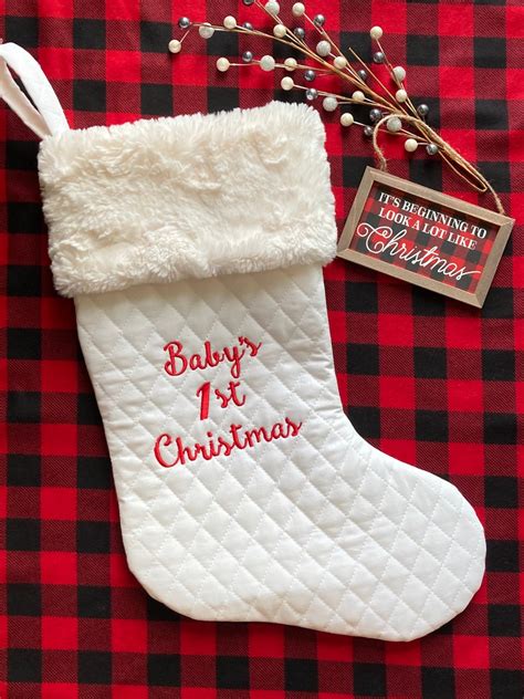 Babys First Christmas Stocking