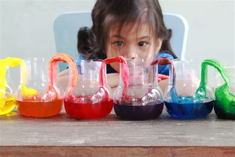 Bubbling Colors A Science Activity for Toddlers Tales of a Teacher