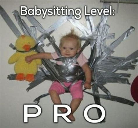 Babysitting In Mom Meme