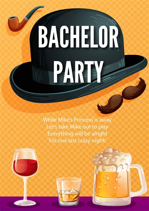 Bachelor Party Invitation Templates