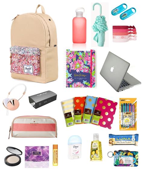 Back To School Supplies College Backpack Essentials