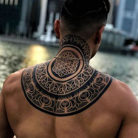 Back And Shoulder Tattoos For Guys