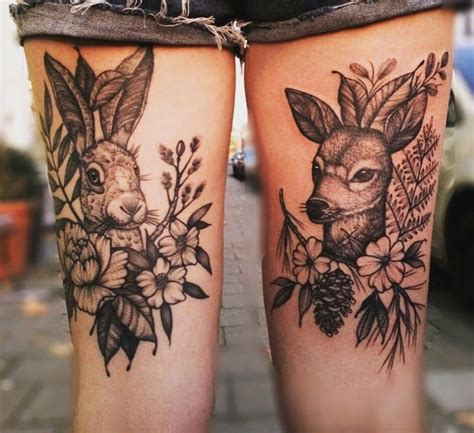 Back And Thigh Tattoos