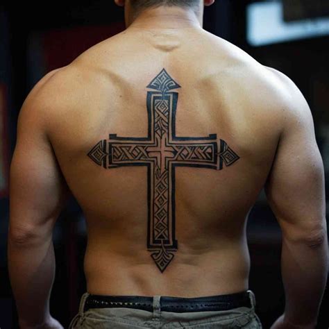 Back Cross Tattoos