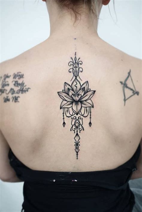 Back Lotus Tattoo