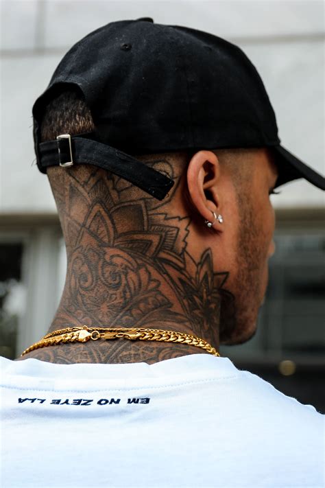 Back Of Neck Tattoos Men