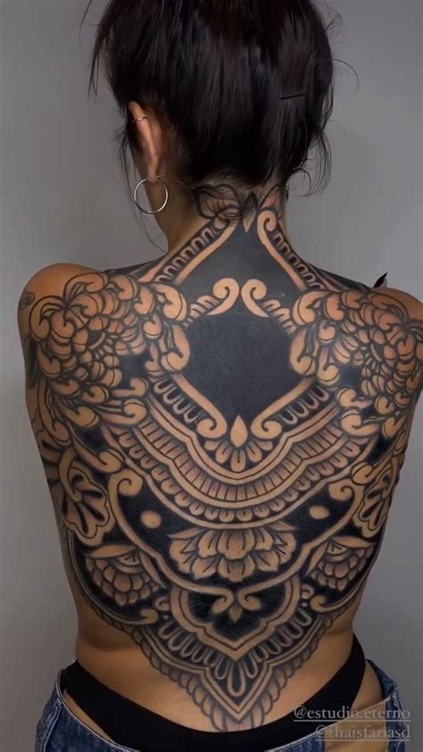 Back Piece Tattoo Female