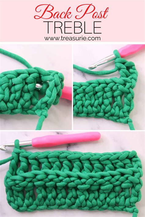 Back Post Treble Crochet