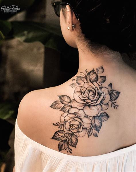 Back Shoulder Tattoos For Women