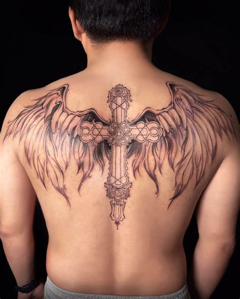 full back tattoo on Tumblr