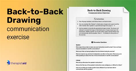 Back To Back Drawing Communication Exercise