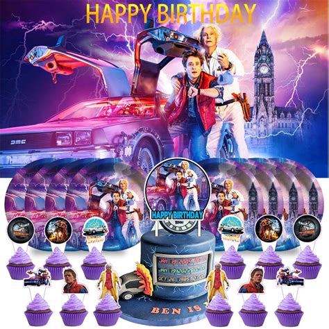 Get Ready to Time Travel in Style with Back to the Future Themed Birthday Decorations