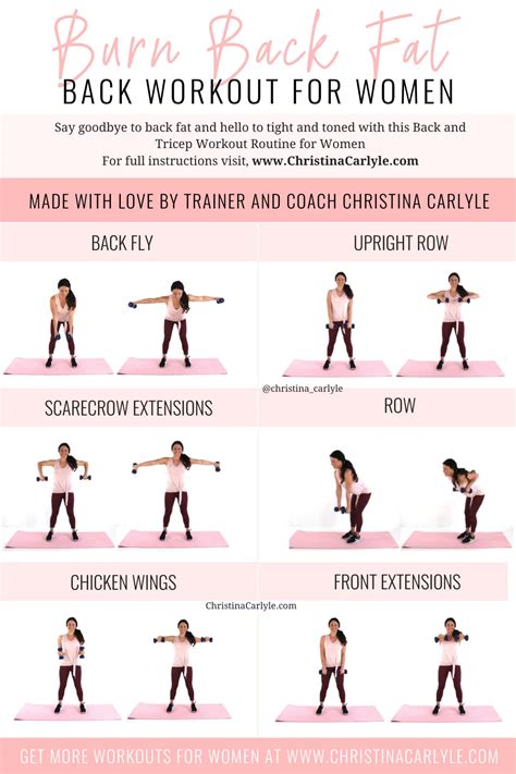 Back Workouts Women