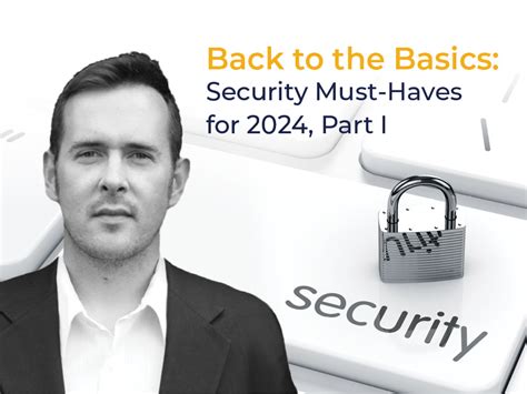 Back to security basics