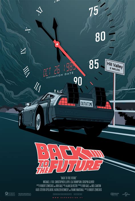Back to the Future Poster Art Iconic Design Elements