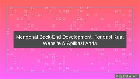 Tutorial Membuat Aplikasi Web