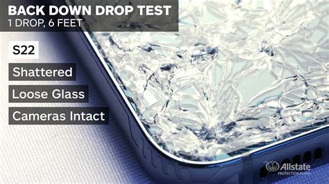 Back-down drop test