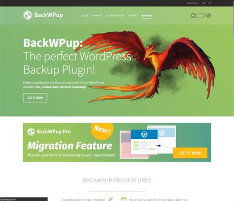 BackWPup – WordPress Backup Plugin
