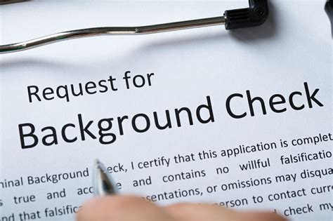 Background Checks and Application