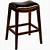 Backless Bar Stools Leather