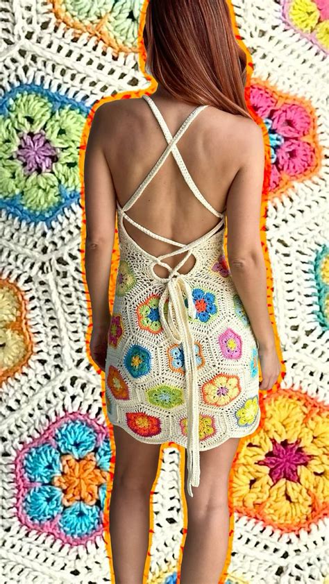 Backless Crochet Dress