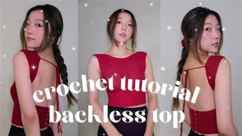 Backless Crochet Top