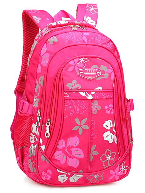 CRCKT Kids Young Girls 15inch School Backpack with Plush Dangle