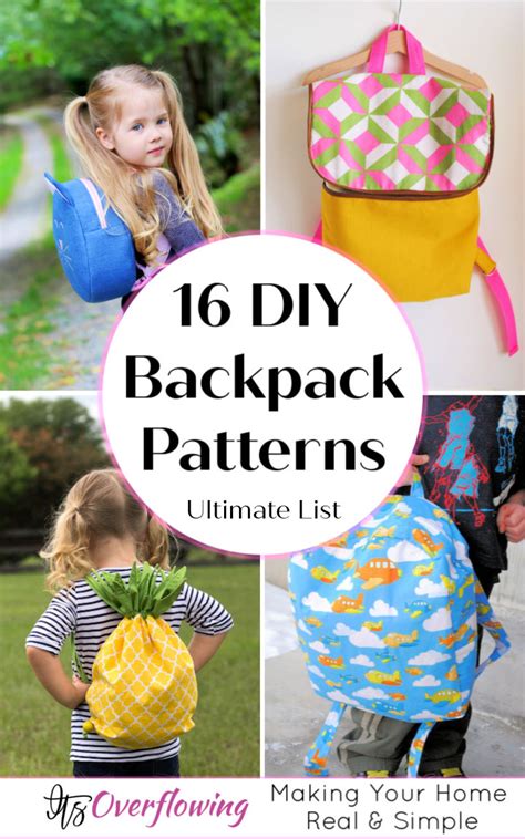 25 Cool DIY Kids Backpacks For Any Age Kidsomania