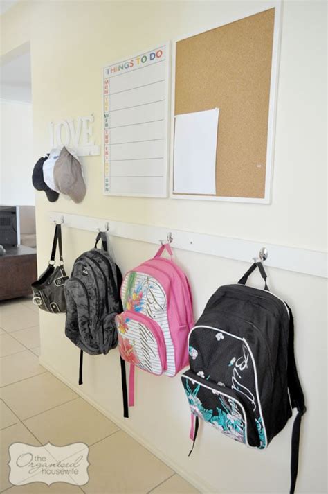 Backpack Storage On Wall: A Clever Way To Save Space