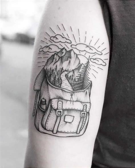 Backpack Travel Tattoo: A Creative Way To Preserve Your Travel Memories