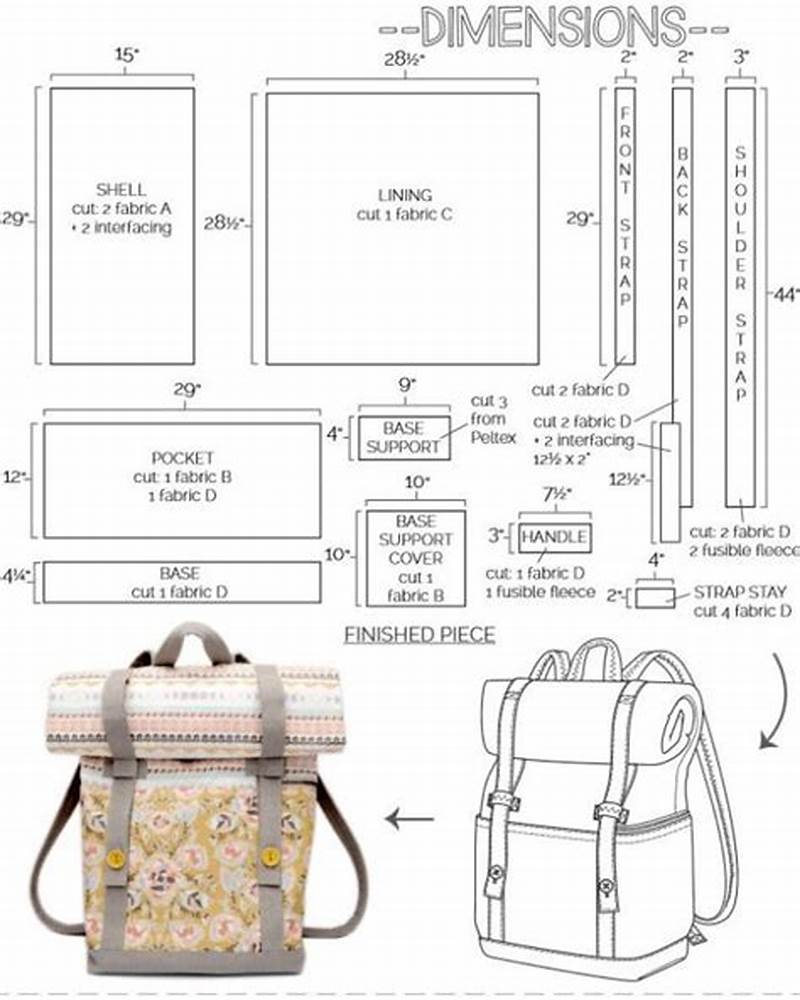Backpack Diy Pattern