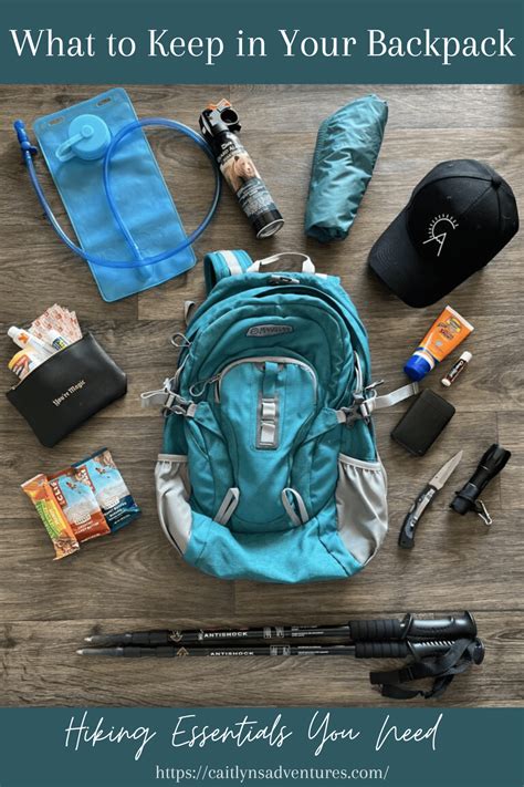 Backpack essentials for hiking