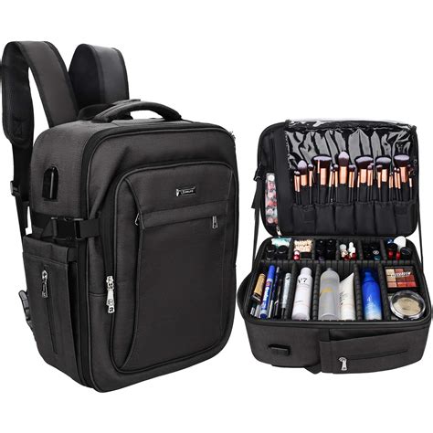 Backpack with art supplies