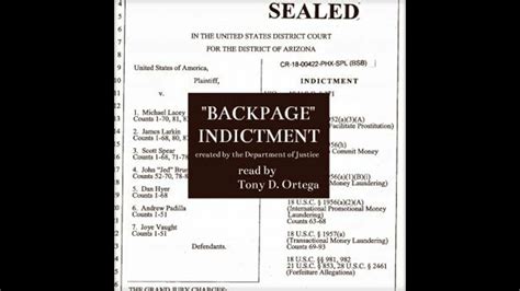 Backpage Indictment