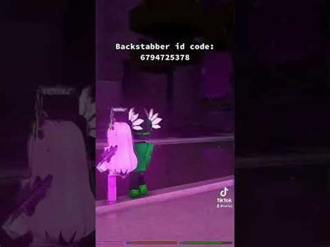 Backstabber - F-777 Roblox ID