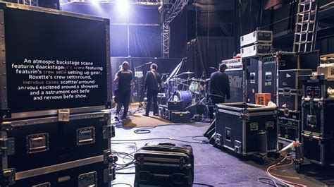 Backstage area for efficient operations