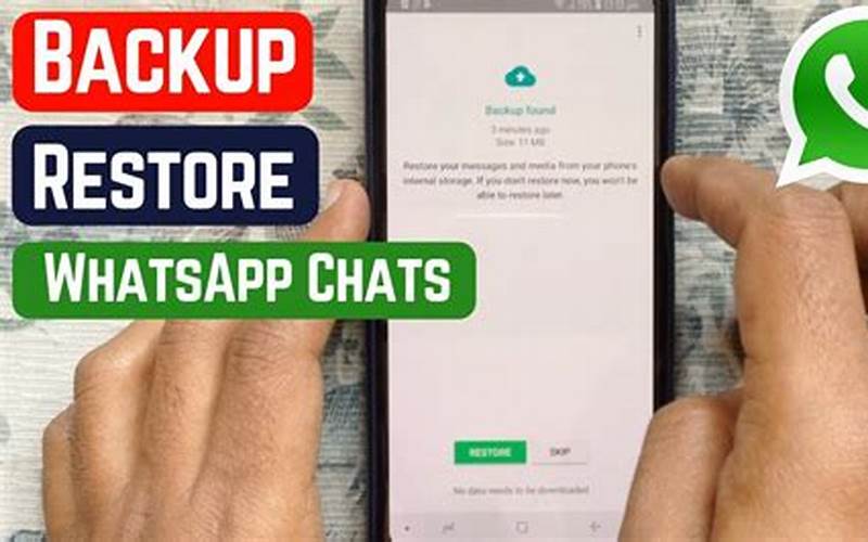 Backup Chat Whatsapp Image