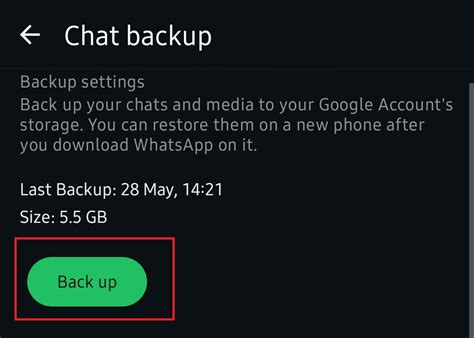Backup Gb Wa