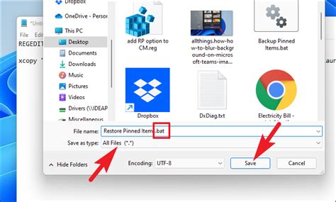 Backup your Pinned Taskbar Items