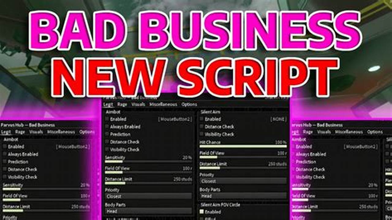 Bad Business Script Pastebin 2024